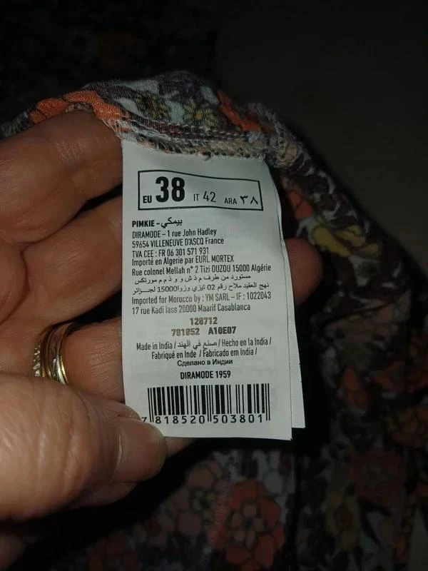 Vestido floral portefeuille tamanho 38 marca Kiabi novo em viscose – photo 11
